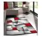 60x110 Tapis Moderne Rectangulaire Brillance Ultimate Rouge