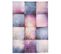 80x150 Tapis Design Rectangulaire Carreau Paste Multicolore
