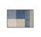 75x120 Tapis Design Rectangulaire Lanania Kt Bleu