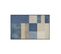 75x120 Tapis Design Rectangulaire Lanania Kt Bleu