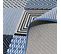 160x225 Tapis Design Et Moderne Rectangulaire Bc Geotrem Bleu