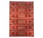 80x150 Tapis Moderne Rectangulaire Bc Totamia Rouge
