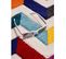 120x170 Tapis Moderne Rectangulaire Chevron Boutik Multicolore