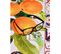 100x150 Tapis De Cuisine Rectangulaire Vinyle Fruito Orange