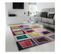 80x150 Tapis Design Et Moderne Rectangulaire Midou Patchwork 1a2t Multicolore