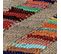 120x170 Tapis Kilim Rectangulaire Rainbow Jute Et Fil Recycle Multicolore