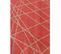 80x150 Tapis Design Et Moderne Rectangulaire Af Linia Rouge, Crème