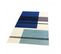 160x225 Tapis Design Rectangulaire Blusquare Bleu, Ciel, Blanc, Noir