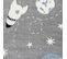 120x170 Tapis Enfant Rectangulaire Astro Fusé Ll Gris, Blanc