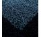 Tapis Shaggy 100x200 Bordure Bleu, Bleu Foncé