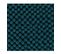 Tapis De Salle De Bain En Microfibre Boules Bleu Paon 50 X 80 Cm