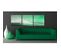 Tableau Peint Toile Intissée Vert 150x50cm