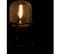 Lampe De Chevet Noir Verre 27x27x50cm