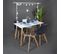Barre Décorative Ajustable "table" 139cm Blanc