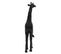 Statuette Déco "girafe Origami" 40cm Noir