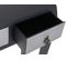 Console Table Console En Bois De Sapin Et Mdf Coloris Noir/blanc - L. 96 X P. 26 X H. 80 Cm