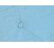 Tête De Lit En Bois Et Polyester Coloris Bleu Clair - Longueur 160 X Profondeur 7  X Hauteur 65 Cm