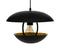 Lampe Suspendue, Suspension Luminaire En Métal Noir - Diamètre 33 X Hauteur 23 Cm