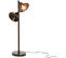 Lampe Marron Metal 34x21x80cm