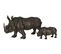 Rhinocéros Bronze Résine 58,5x23x33cm