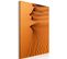 Tableau Sandy Shapes (1 Part) Vertical 60 X 90 Cm Orange