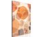 Tableau Amber Kaleidoscope Vertical 60 X 90 Cm Orange