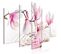 Tableau Magnolias Over Water Wide Pink 100 X 50 Cm Rose