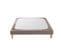Cache Sommier Coton Jersey Taupe 100x190