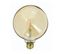 Ampoule globe déco LED 4W équiv 30W 350lm E27 Ambre