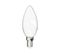 Ampoule Filament LED Flamme Opaque Dimmable, Culot E14,470 Lumens, Conso. 4w (eq. 40w), 2700k, Blanc