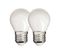 Lot De 2 Ampoules Filament LED P45 Opaque, Culot E27, 470 Lumens, Équivalence 40w, 4000 Kelvins,