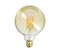 Ampoule Filament LED Déco Verre Ambré G125, Culot E27, 1521 Lumens, Conso. 15w (equivalence 100w),