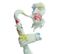 Statue Saxophoniste Avec Saxophone Blanc Et Multicolore H62 Cm - Song