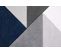 Tapis 160x230 cm BLOCK bleu/gris