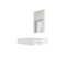 Coiffeuse Design Suspendue Blanc Mat + Miroir Gustave