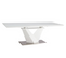 Table Extensible Rectangulaire Blanc Brillant 160 Cm Semjo