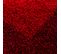 Shaggy - Tapis à Bordures - Rouge 120 X 170 Cm