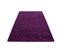 Shaggy - Tapis Uni À Poils Longs - Violet 100 X 200 Cm