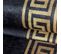 Tapis Noir Et Gold Lavable En Machine 160x230cm