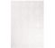 Tara - Tapis De Salon à Relief Géométrique Couleur Uni Blanc 80x300cm