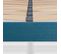 Sommier À Lattes En Bois Kit Color 160x200 Cm Coloris Turquoise Livré En Kit