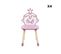 Table Pour Enfant Avec Pot à Crayon + 4 Chaises Madame Princesse Collection Monsieur Madame