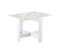 Papillon White And Marble Folding Table 103 X 76