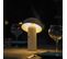 Lampe De Table Sans Fil LED Tod White Blanc Métal H28cm