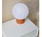 Lampe De Table Touch Effet Beton Orange Led Terra Terre Cuite Orange Terre Cuite H 25 Cm