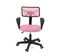 Chaise de bureau enfant junior LAB (rose)