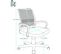 Chaise de bureau ergonomique inclinable hauteur réglable LEST(gris Clair)