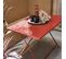 Table De Jardin Bistrot Pliable - Emilia Rectangle Terra Cotta - Table Rectangle 110x70cm En Acier