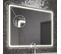 Meuble De Salle De Bain Simple Vasque - Mig Et Miroir LED Veldi - Roble (chêne Clair) - 70cm