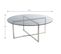 Table Basse Ronde Design "comada" 100cm Gris